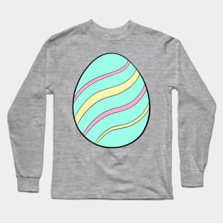 Striped Easter Egg Long Sleeve T-Shirt